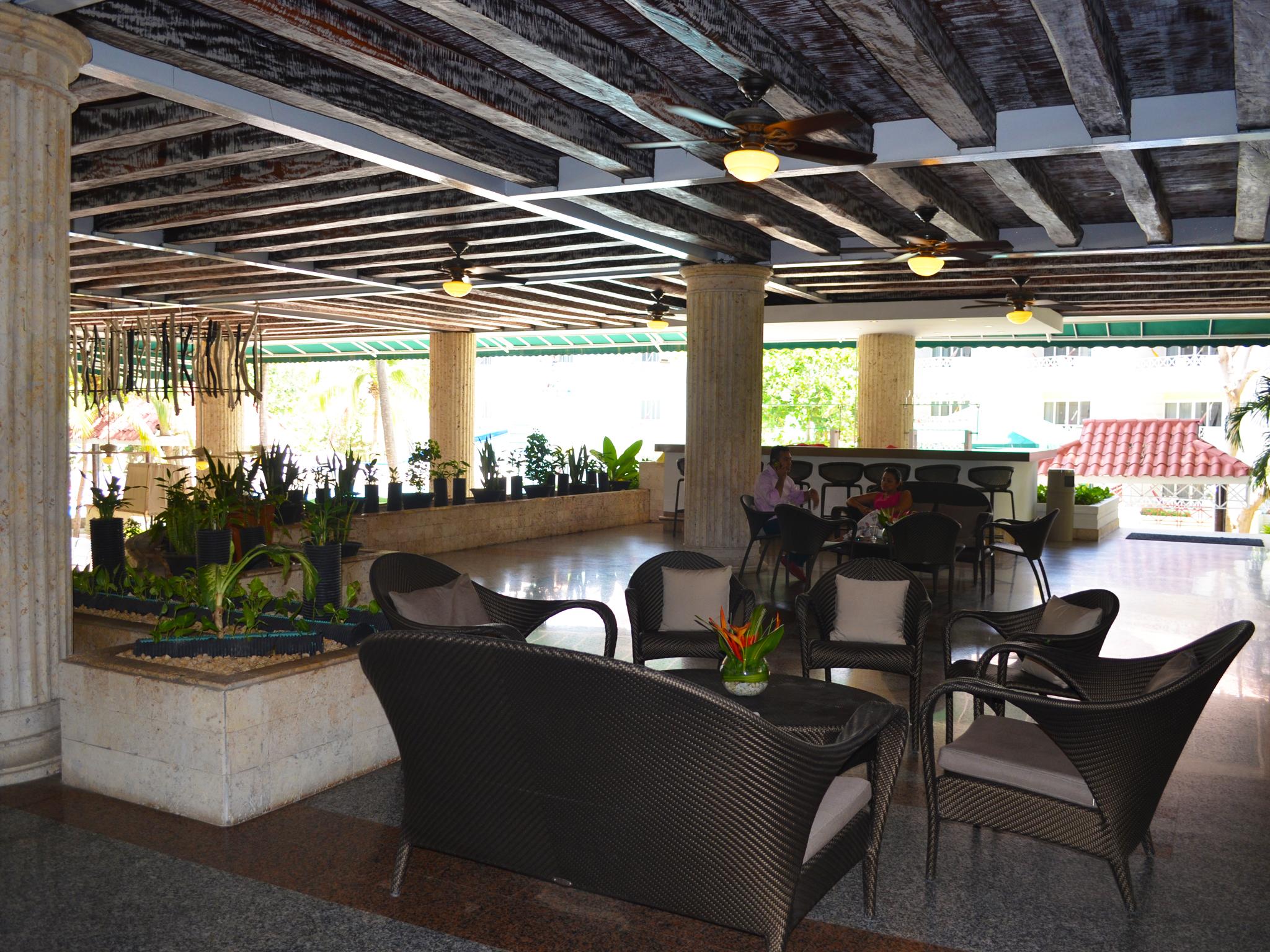 فندق لاس أميريكاس كاسا دي بلايا Cartagena المظهر الخارجي الصورة The lobby of the hotel